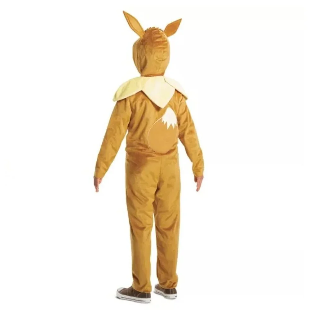 Spirit Halloween Kids Eevee Jumpsuit Pokémon Halloween Costume Size Med 7-8 - Picture 3 of 9